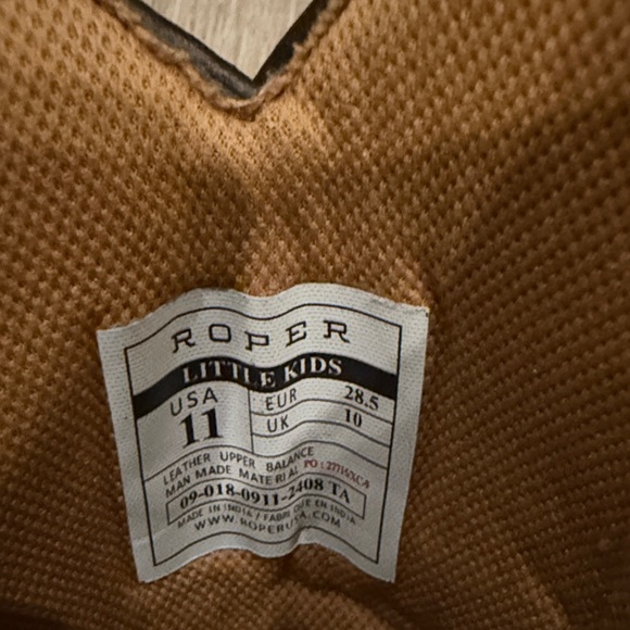 Roper Kids Two-Tone Cowboy Boots - Picture 2 of 5